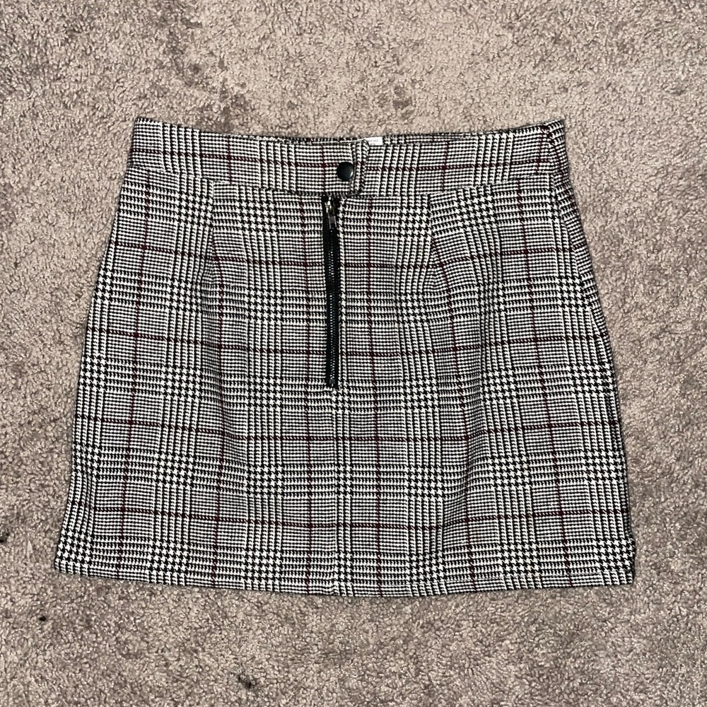 Plaid Mini Skirt